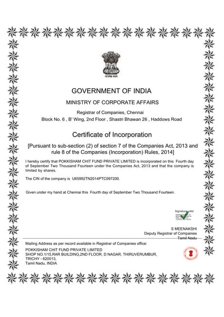 Certificate Design